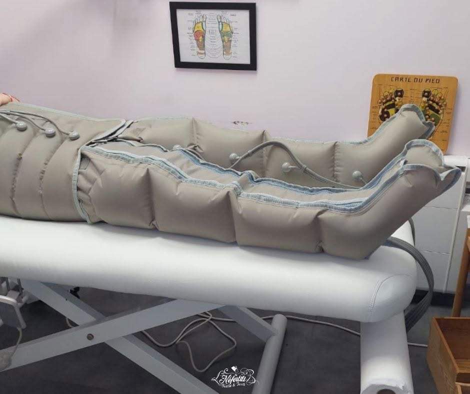 Voir les photos : PRESSOTHERAPIE