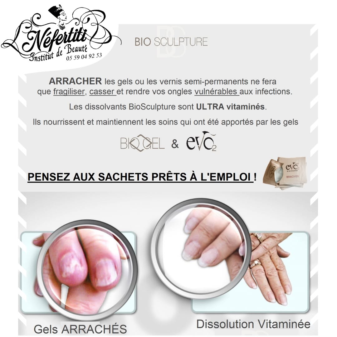 Lingettes pour enlever son semi-permanent